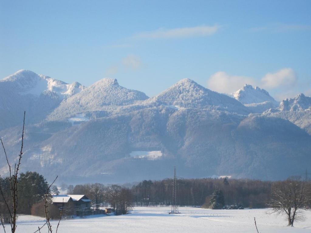 Hotel Zur Schonen Aussicht Ubersee Bagian luar foto